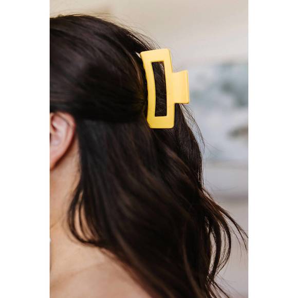 NEW 123 AMORE women's claw clip set in lemon - Picture 9 of 10